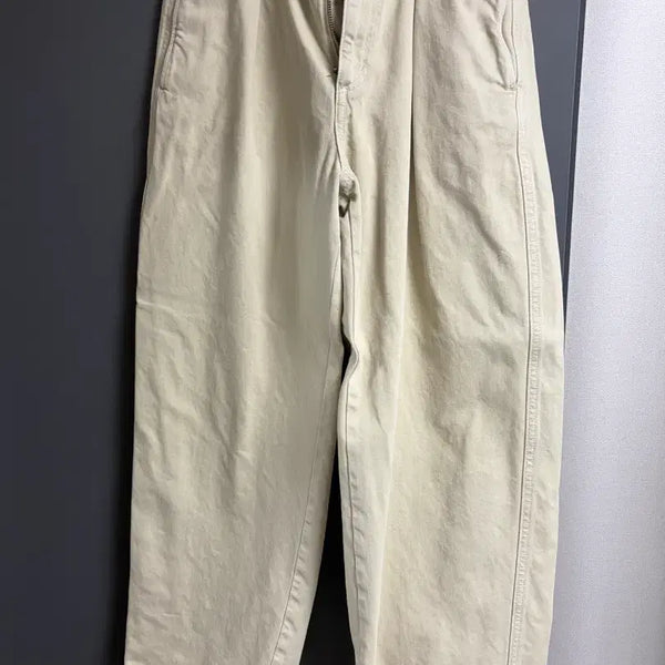 [BUNJANG] Uniqlo U Beige Cotton Pants / 유니클로 U 베이지색 면바지