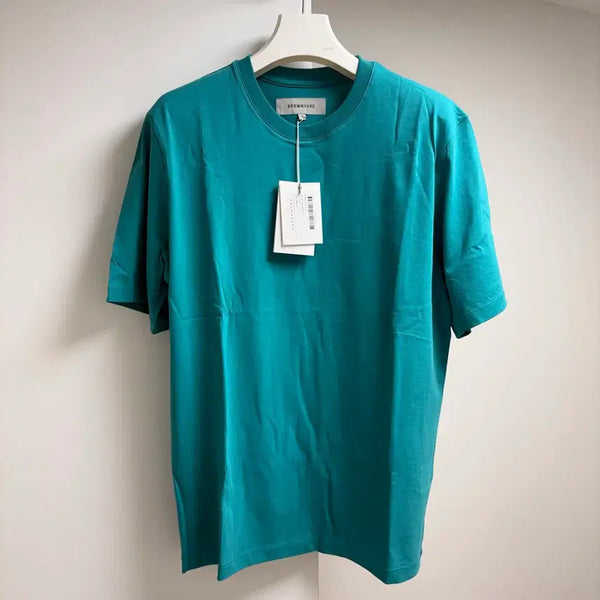 [BUNJANG] Brown y'd Essential T-Shirt Teal Green / 브라운야드 에센셜 티셔츠 틸 그린