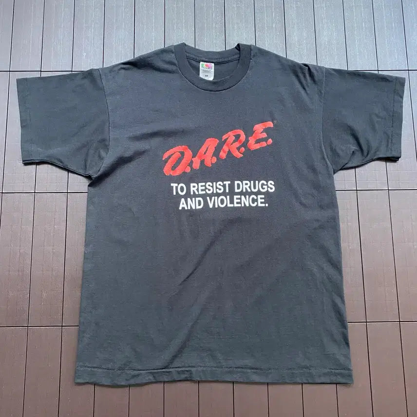 [BUNJANG] Vintage 90s DARE T-Shirt XL / (XL) 90s 빈티지 DARE 티셔츠
