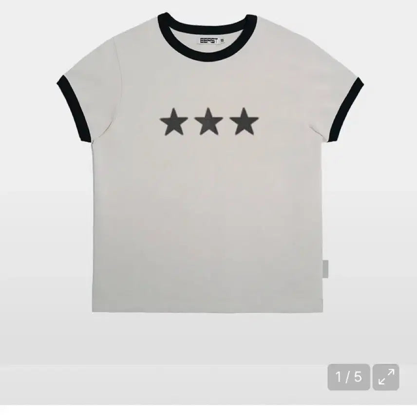 [BUNJANG] Eerst Star Ringer T-Shirt / eerst 이어스트 스타 링거 티셔츠 반팔