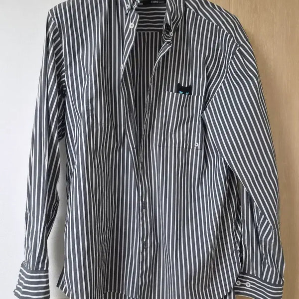 [BUNJANG] Songzio Homme Zizerot Stripe Shirt / 송지오옴므 지제로 스트라이프 셔츠