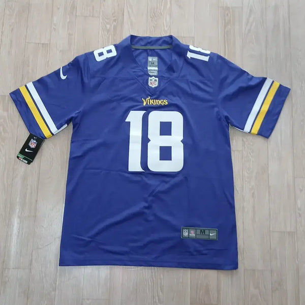 [BUNJANG] Nike NFL Minnesota Vikings Justin Jefferson Jersey M / (새제품) 나이키 NFL 풋볼 바이킹스 제퍼슨 져지 M
