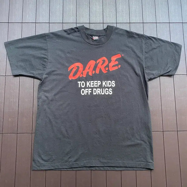[BUNJANG] XL 90s Vintage DARE T-Shirt / (XL) 90s 빈티지 DARE 티셔츠