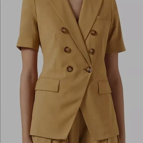 [BUNJANG] Veronica Beard Linen Blend Double Jacket / 베로니카 비어드 린넨 블렌드 더블 자켓 0size _ 여성 S 추천