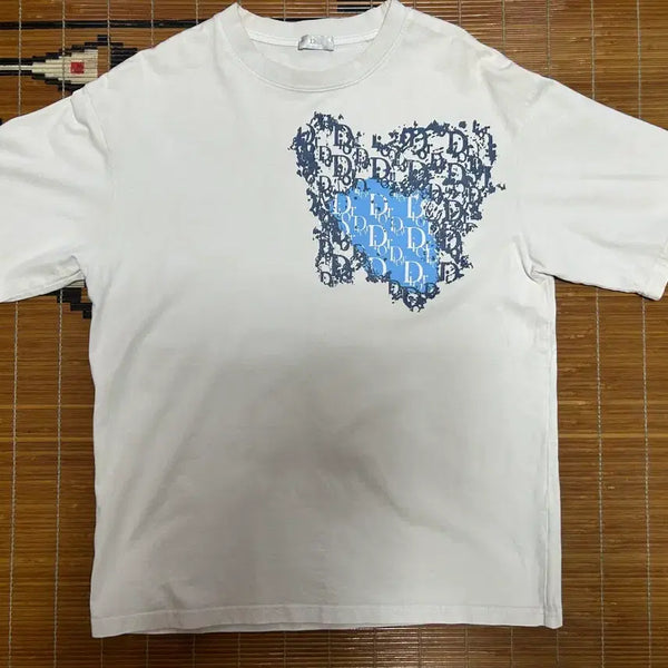 [BUNJANG] Dior CD Logo Cotton T-Shirt White / 디올 반팔티 M