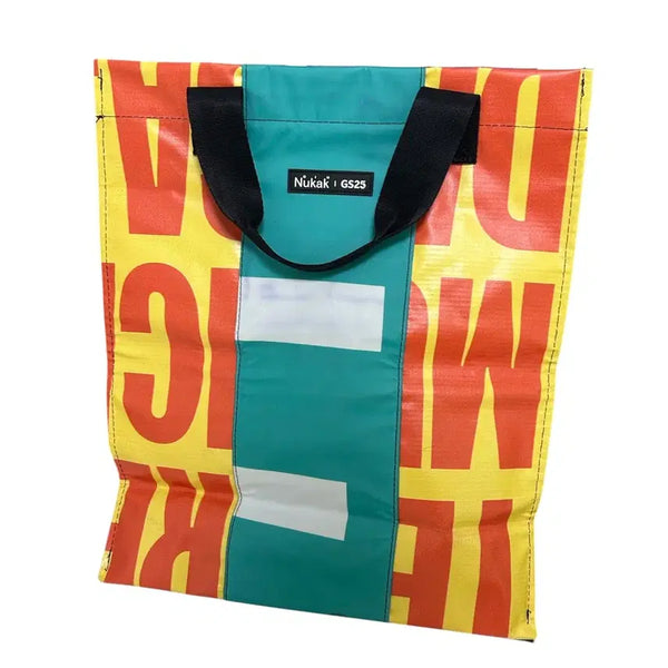 [BUNJANG] NUKAK x GS25 Limited Edition Shopper Bag / (택포)누깍 한정 GS25 쇼퍼백 (NUKAK 올드스쿨 레트로 가방 업사이클 프라이탁