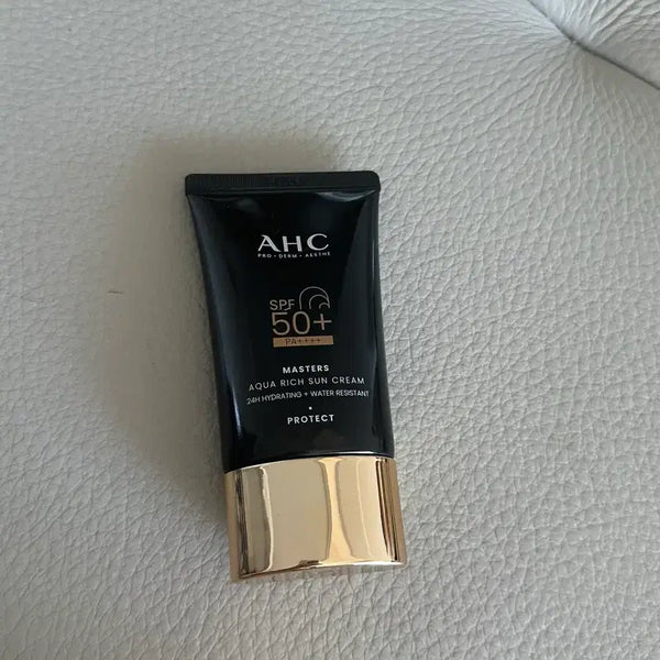 [BUNJANG] AHC Masters Aqua Rich Sun Cream 50ml SPF50+ PA+++ / AHC 마스터즈 아쿠아리치 선크림 50ml