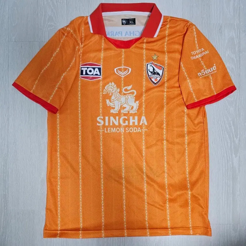 [BUNJANG] Chiangrai United 23-24 Home Football Jersey XL / [중고] 치앙라이 유나이티드 23-24 홈 유니폼