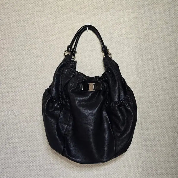 [BUNJANG] Salvatore Ferragamo Lambskin Shoulder Bag / 페라가모) 양가죽 숄더백