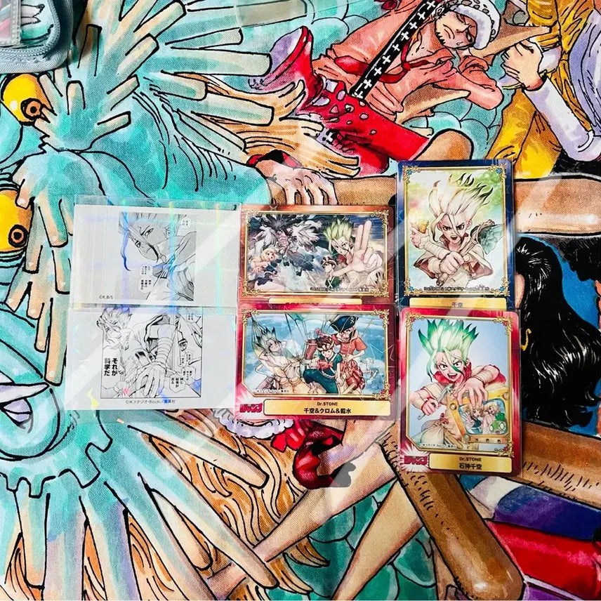 [BUNJANG] Dr. Stone Ishigami Senku, Ryusui, Tsukasa Card Bundle Set / 할인/일괄)닥터스톤 이시가미 센쿠 류스이 츠카사 카드 지류 명함