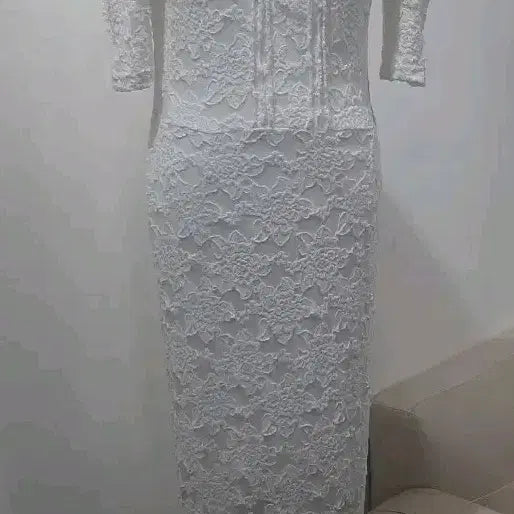 [BUNJANG] Dint Lace Long Dress / 레이스  롱 원피스  (딘트 M)