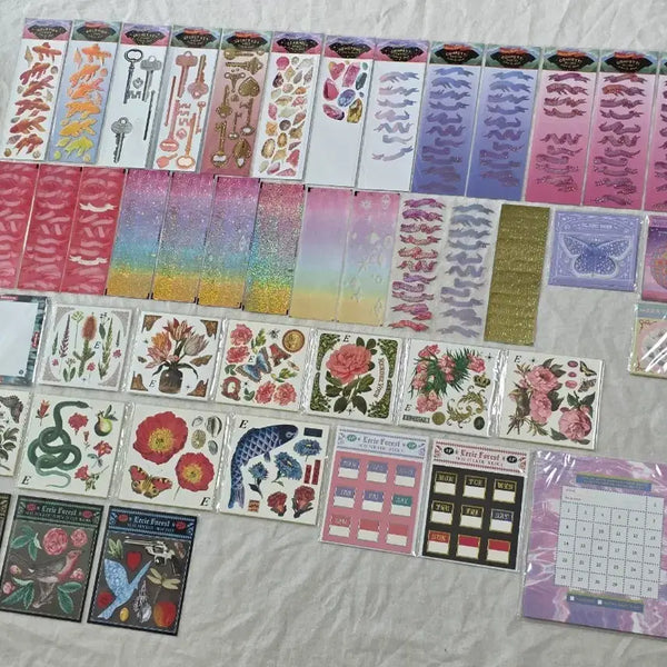 [BUNJANG] Eco de Soul Sticker Bundle (Alphabet, Used, B-Grade) / 에코드소울 다꾸 씰스티커 등 일괄 처분