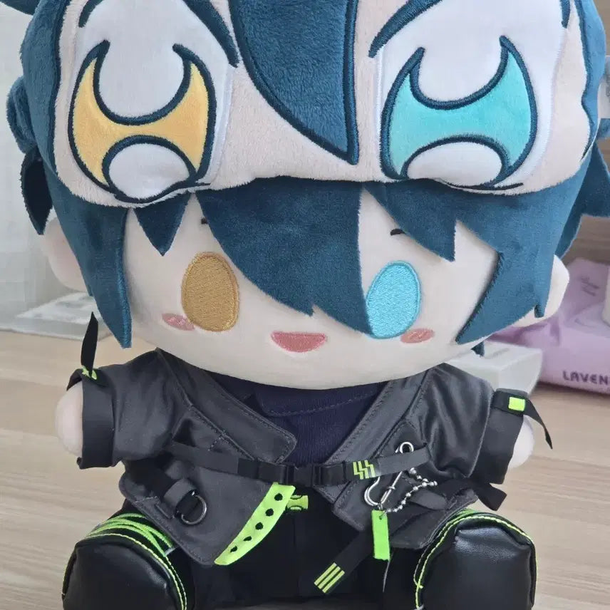 [BUNJANG] Ensemble Stars! Kagehira Mika 40cm Doll + Sleep Mask (Winter Casual Outfit) / 앙스타 중스타 카게히라 미카 40cm 인형+수면안대 겨울 사복누이