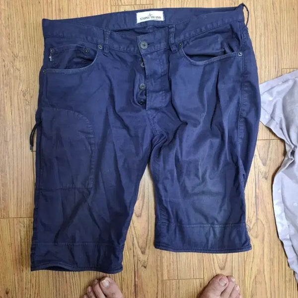 [BUNJANG] Stone Island Cotton Shorts / 스톤아일랜드 반바지