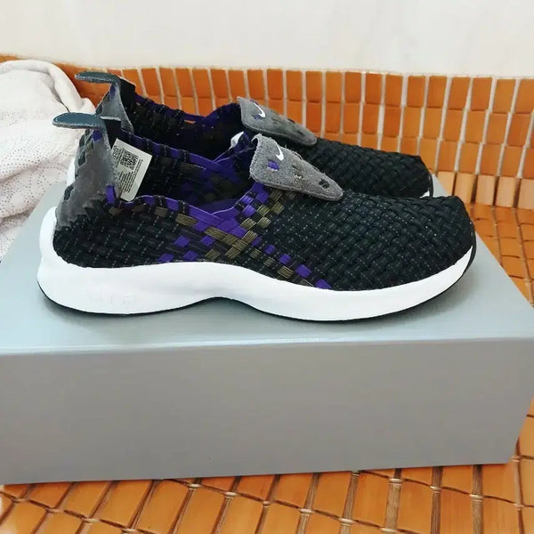 [BUNJANG] Nike Air Woven Sneakers Black Purple Size 280 / 나이키 우븐 스니커즈 280