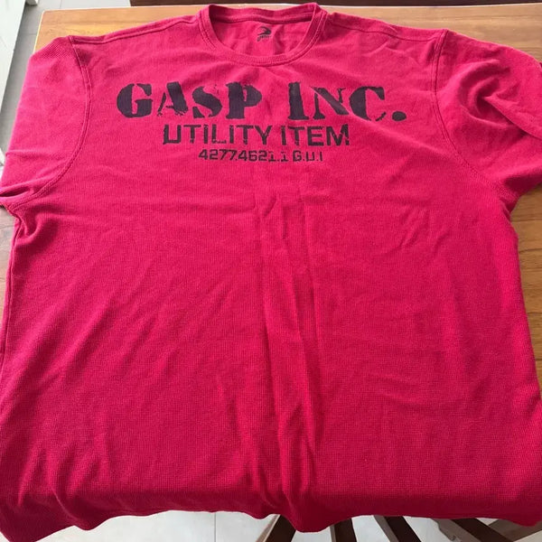 [BUNJANG] Gasp Iron Thermal Tee Large / 가스프 아이언 써멀 티 라지