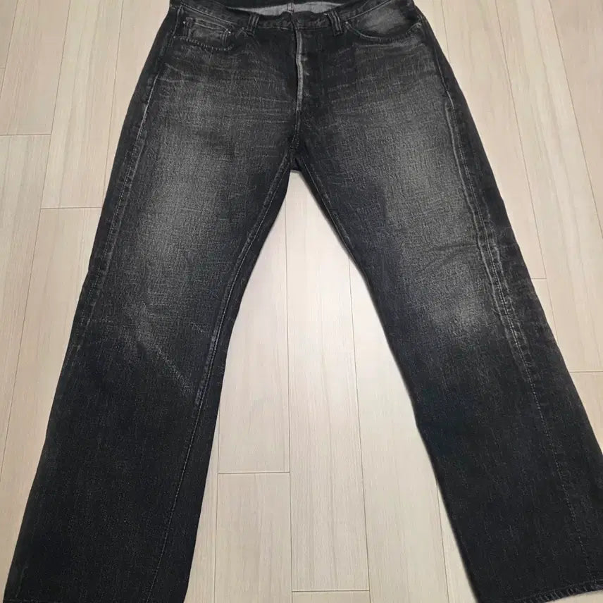 [BUNJANG] Full Count Skyline Black Denim Jeans 32 / [32사이즈] 풀카운트 스카이라인 블랙데님 1101