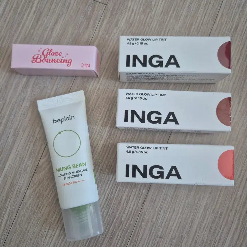 [BUNJANG] Inga Water Glow Lip Tint / 덤증정) 잉가 워터 글로우 립 틴트