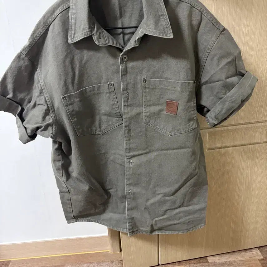 [BUNJANG] Khaki Work Shirt / 카키 워크셔츠