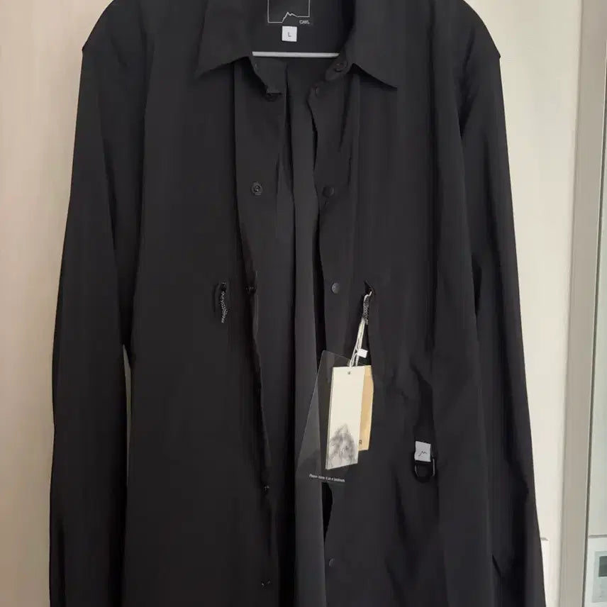 [BUNJANG] Kail Stretch Nylon Hiker Shirt Black L / 케일 / 스트레치 나일론 하이커 셔츠 블랙 / L