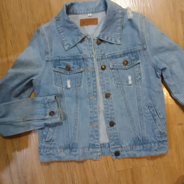 [BUNJANG] Light Wash Denim Jacket M / 데님 청 자켓 연청/M.여름.봄추천