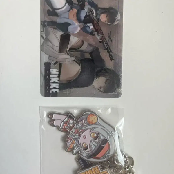 [BUNJANG] Nikke Marchana Metal Card & Mom's Touch Snow White Metal Keyring Bundle Set / 니케 마르차나 메탈카드&맘스터치 스노우화이트 메탈키링 일괄