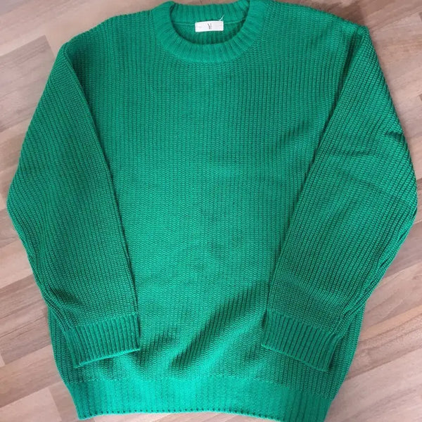 [BUNJANG] Green Knit Sweater / 보세 초록 니트 판매