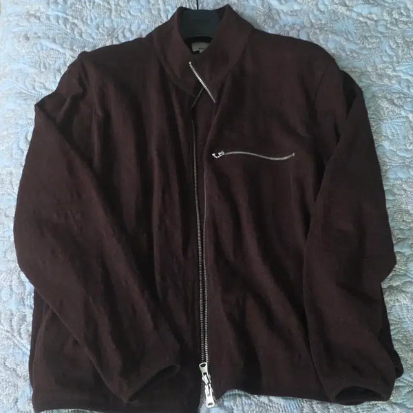 [BUNJANG] Holy Sun Baxter Slub Zip-Up Jacket Brown Size S / 홀리선 박스터 슬럽 집업 자켓 브라운 S사이즈
