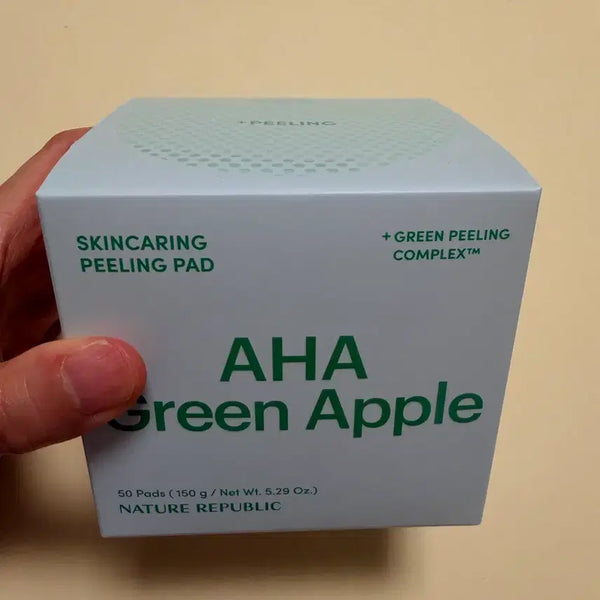 [BUNJANG] Nature Republic AHA Green Apple Skincaring Peeling Pad / 새상품)네이처리퍼블릭 AHA 그린애플 스킨케어링 필링 패드