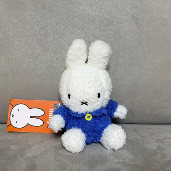 [BUNJANG] Miffy Seating Blue Miffy 16cm Keyring Plush / 정품 미피 시팅 블루 미피 16cm 키링인형