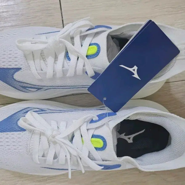 [BUNJANG] Mizuno Running Shoes White/Blue / 미즈노 러닝화 245 (새상품)