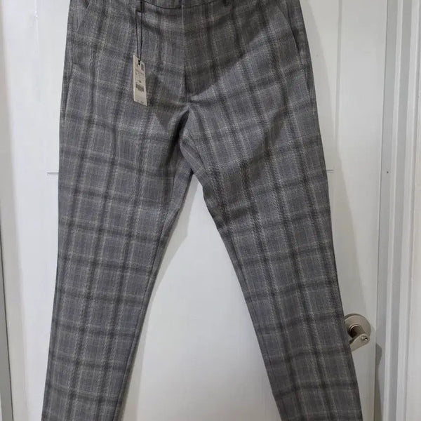 [BUNJANG] ZARA Man Checkered Slacks (L) / ZARA MAN 체크 슬랙스 L 남성바지