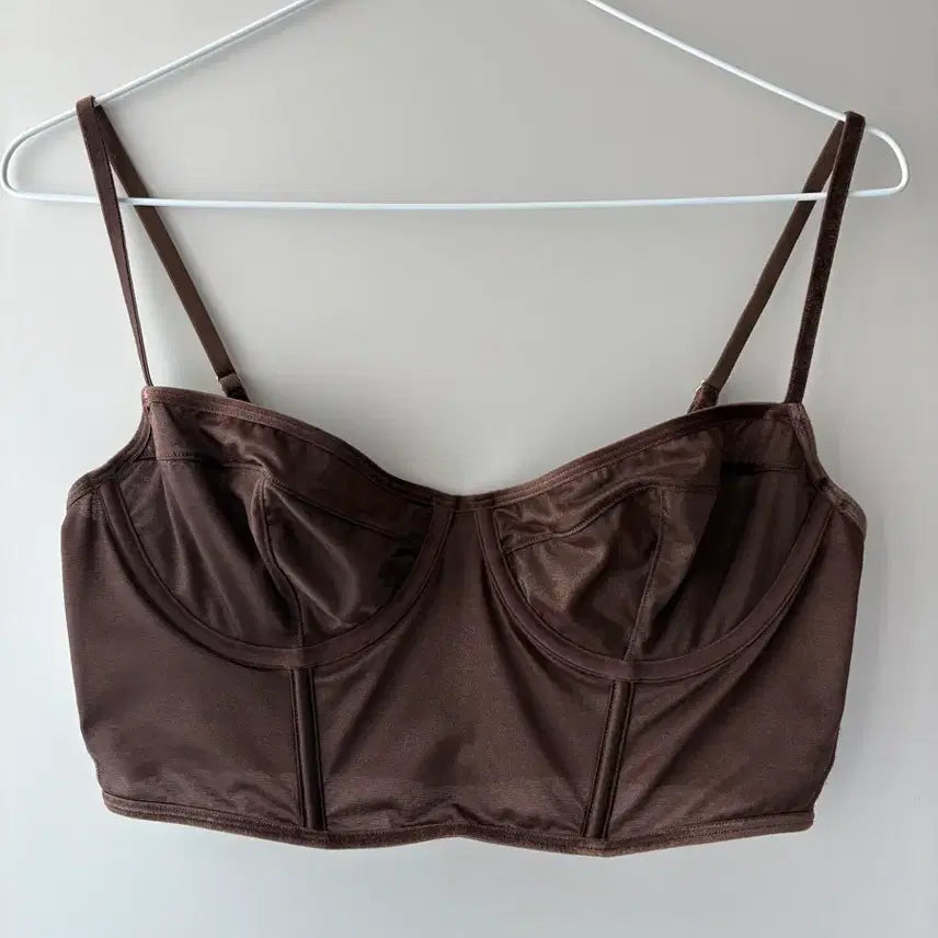 [BUNJANG] SKIMS Corset Bra Top Brown / 스킴스 코르셋 브라탑 브라운