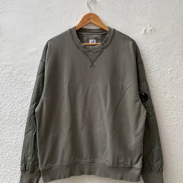 [BUNJANG] CP Company Quilting Mix Sweatshirt L / [L] CP컴퍼니 퀼팅 믹스 맨투맨