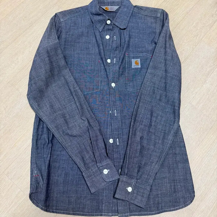 [BUNJANG] Carhartt Work Shirt Navy Size S / 칼하트 워크셔츠 네이비 S사이즈