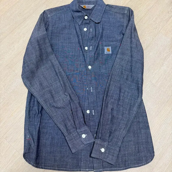 [BUNJANG] Carhartt Work Shirt Navy Size S / 칼하트 워크셔츠 네이비 S사이즈