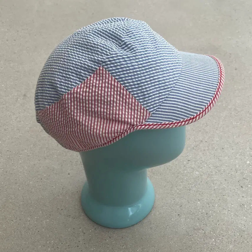 [BUNJANG] Y2K Kangol Seersucker Military Cap / Y2K KANGOL 캉골 빈티지 시어서커 모자