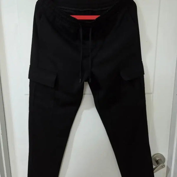 [BUNJANG] ZARA Man Black Cargo Jogger Pants (M) / ZARA MAN 블랙 카고 조거팬츠 M 남성바지
