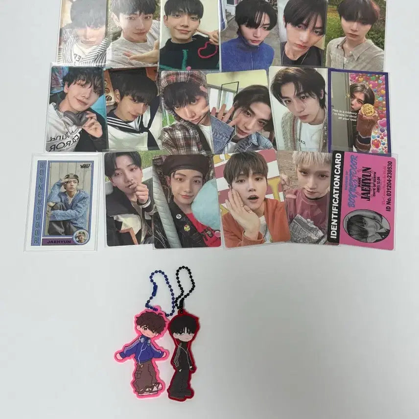 [BUNJANG] BOYNEXTDOOR Myung Jaehyun Taesan Leehan Riwoo Keychain Bundle Set / 보이넥스트도어 보넥도 명재현 태산 이한 리우 포카 키링