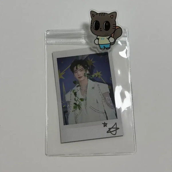 [BUNJANG] TXT Taehyun Summer VJJC Studio Photocard & Dagon Cat Clip Set / 투바투 가요대전 summer 뷰스 공방 역조공 태현 포카 폴라로이드 다고냥집게 txt
