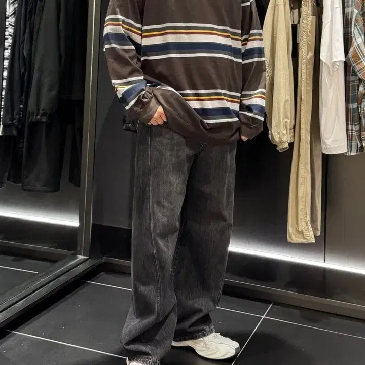 [BUNJANG] JUUN.J 26SS Oblique Denim Pants / 준지 / 26ss 오블리크데님 / 46