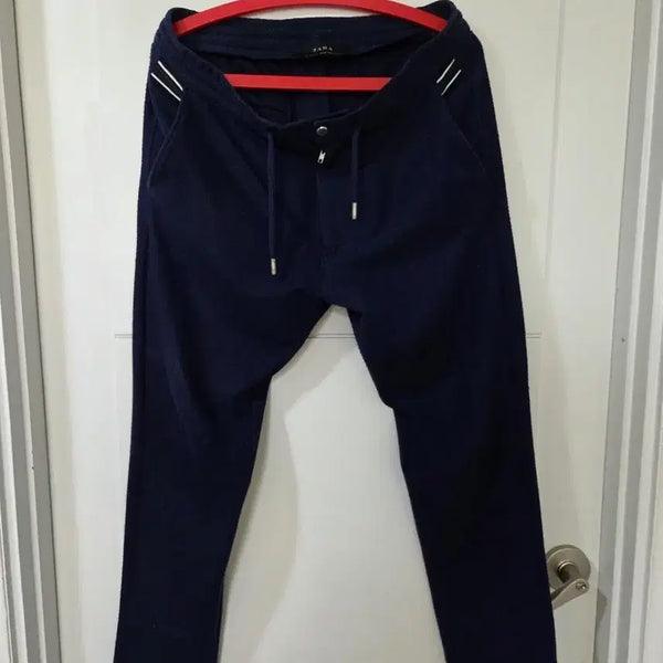 [BUNJANG] Zara Man Navy Training Pants (Size S) / ZARA MAN 네이비 트레이닝 팬츠 S 남성바지