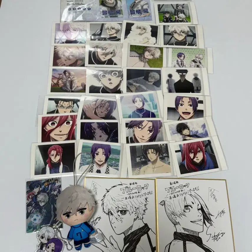 [BUNJANG] Nagi & Reo Blue Lock Pascha Card, Wafer Card, Keyring, Shikishi, Plush / 블루록 나기레오 파샤 웨하스 카드 키링 색지 인형 캡슐 누이
