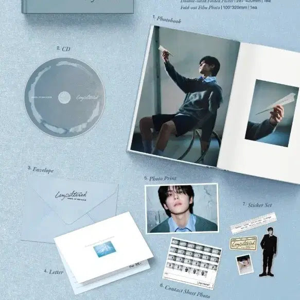 [BUNJANG] DAY6 Wonpil Mini Album Unfiltered Photobook Set / 원필 미니앨범 Unfiltered 포토북 세트