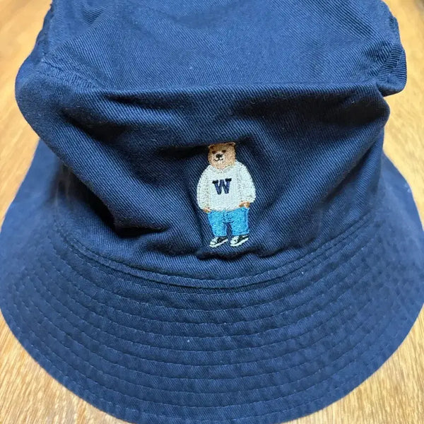 [BUNJANG] Who Are You Navy-Beige Steve Reversible Bucket Hat / (새상품) 후아유 네이비-베이지 스티브 리버서블 버킷햇
