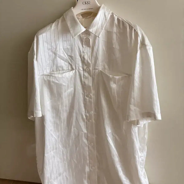 [BUNJANG] ORR Striped Pajama Top / ORR 스트라이프 파마자 상의
