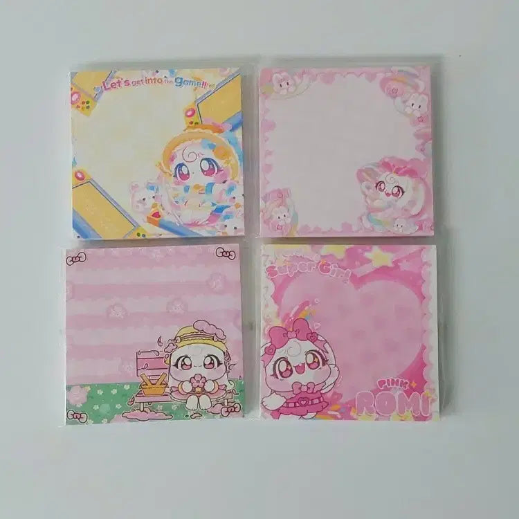 [BUNJANG] Romy Memo Pad Bundle Set / 엥꼬 떡메 일괄팩 로미 메모지 포용 처분급처