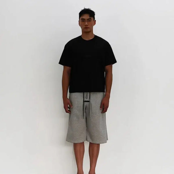 [BUNJANG] XX Back Slit Crop Over T-shirt / XX Back Slit Crop Over T-shirt 엑세스 반팔티