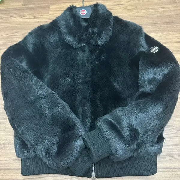 [BUNJANG] Colmar Black Fur Jacket / 콜마 colmar 퍼 자켓