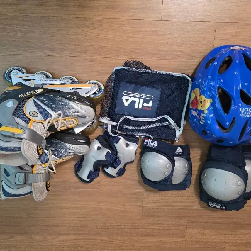 [BUNJANG] VIVA Speed 9000 Inline Skate Set / viva speed 9000 인라인 세트 (거의 새 상품)
